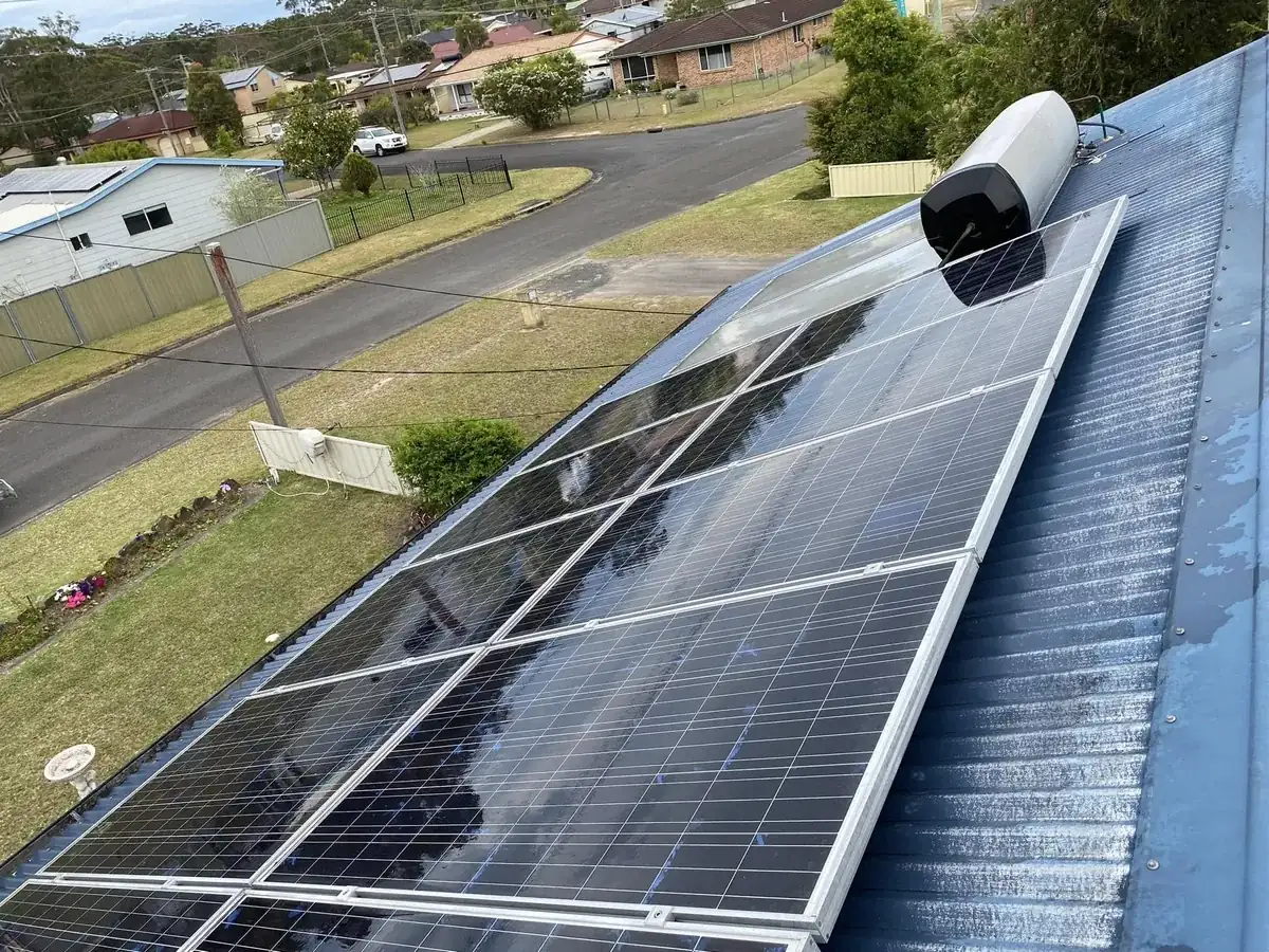 Solar panel cleaning in the Shoalhaven by Ed's Property Maintenance