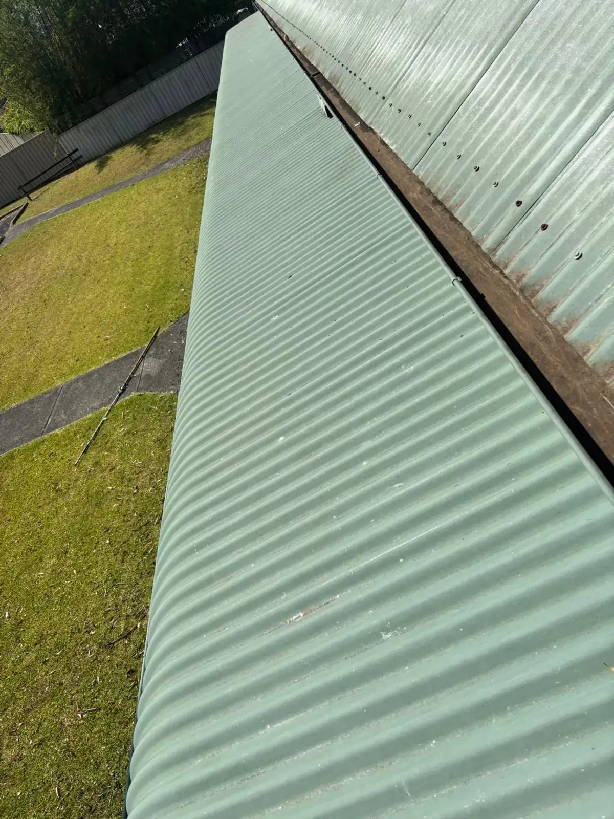 Clean gutters after professional gutter cleaning by Ed's Property Maintenance